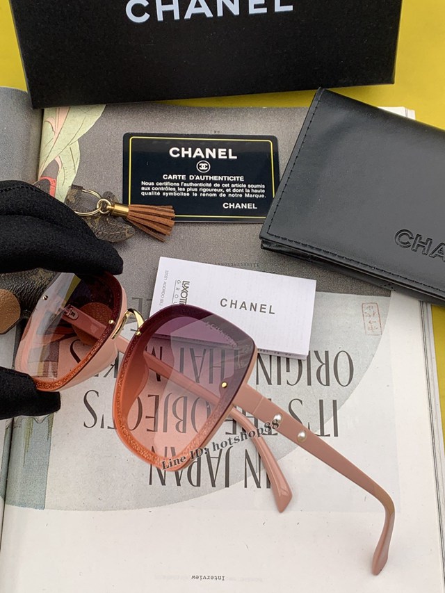 CHANEL專門店新款香奈兒珍珠大框偏光墨鏡 CH3322 mmyj3585